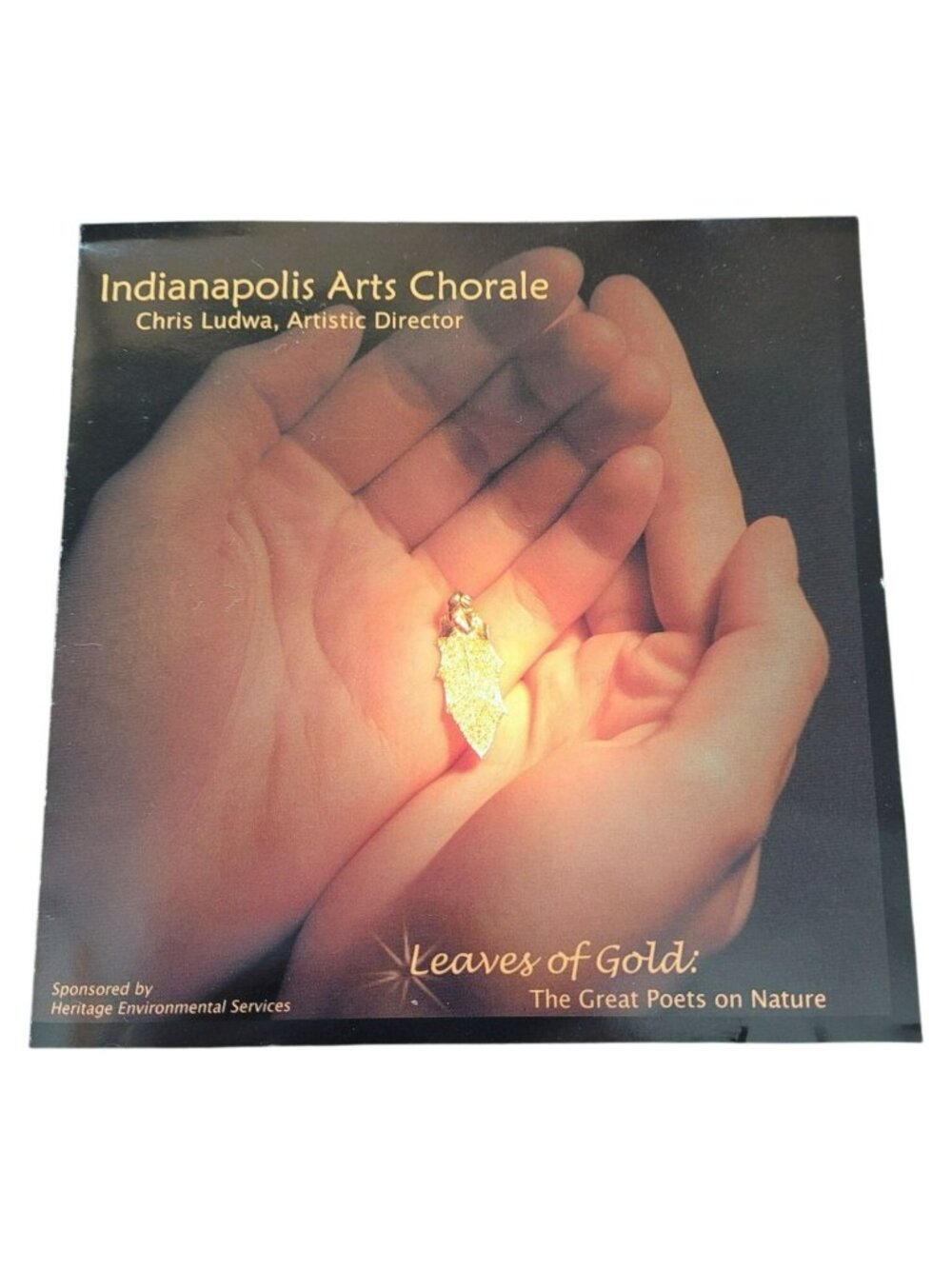 Indianapolis Arts Chorale "Leaves Of Gold" CD The Great Poets On Nature 37480cd
